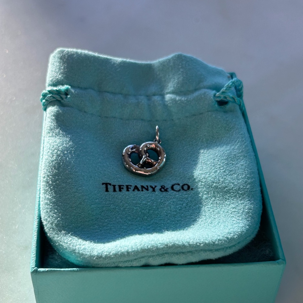 Authentic Tiffany & Co. Sterling Silver Pretzel Charm 🥨